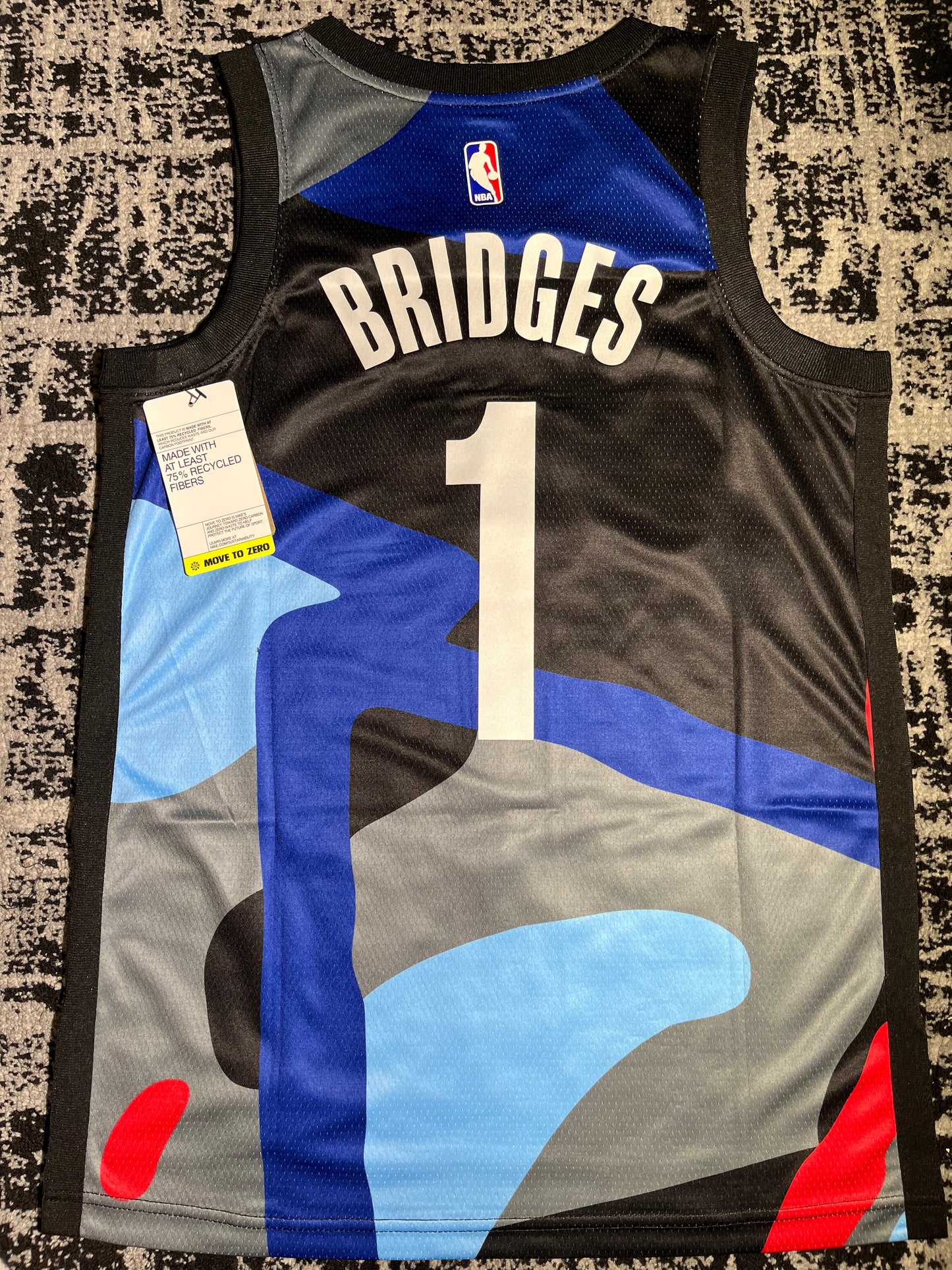 Mikal Bridges 2024 “KAWS” Jersey