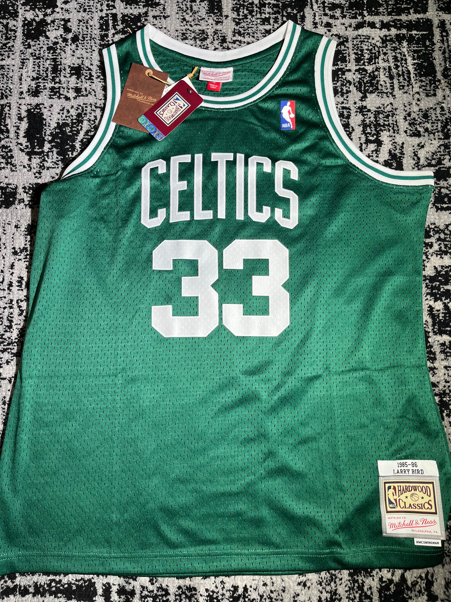 Larry Bird Mitchell and Ness Jersey Nostalgic