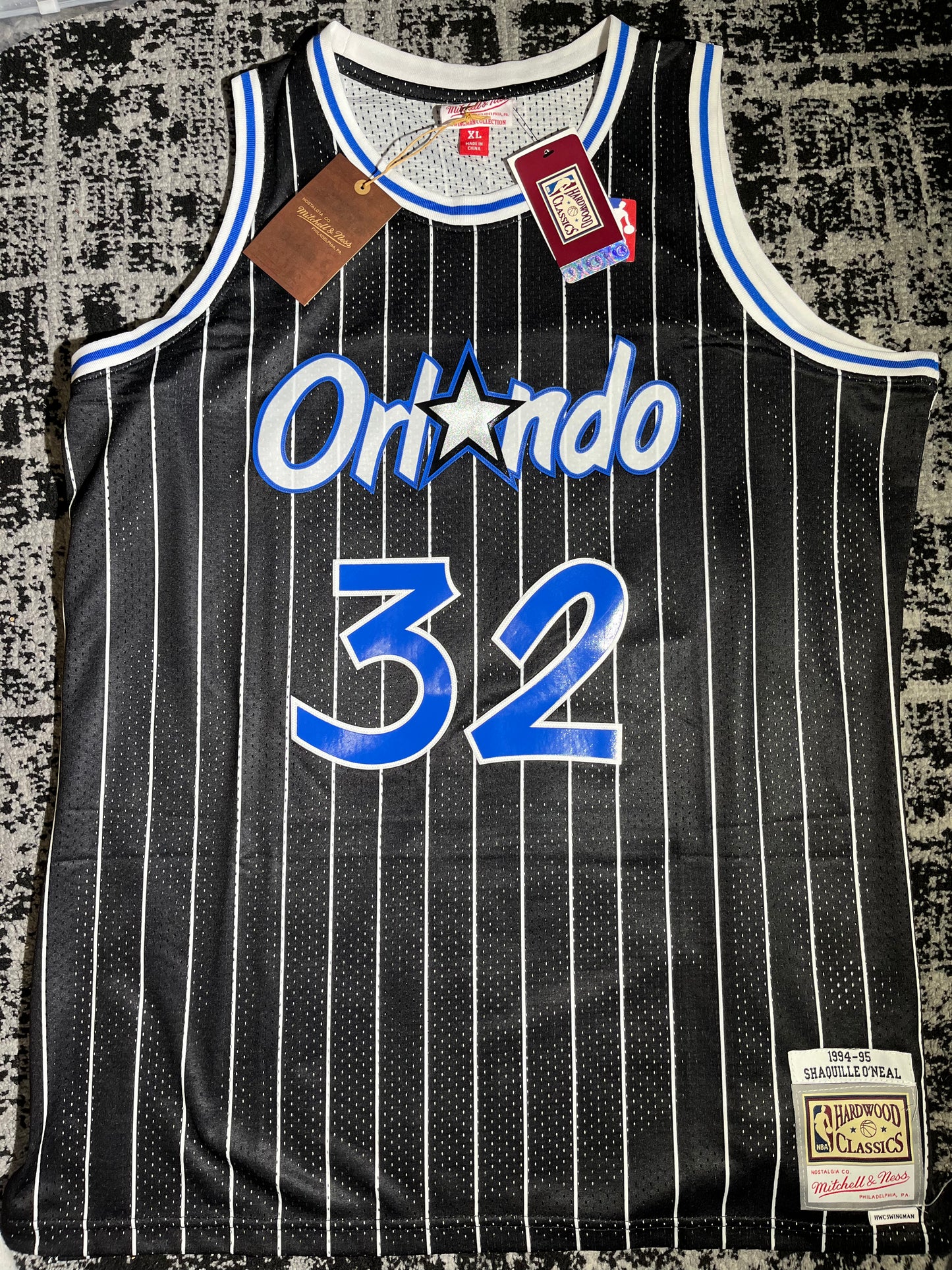 Shaquille O’Neal Magic Mitchell and Ness Jersey