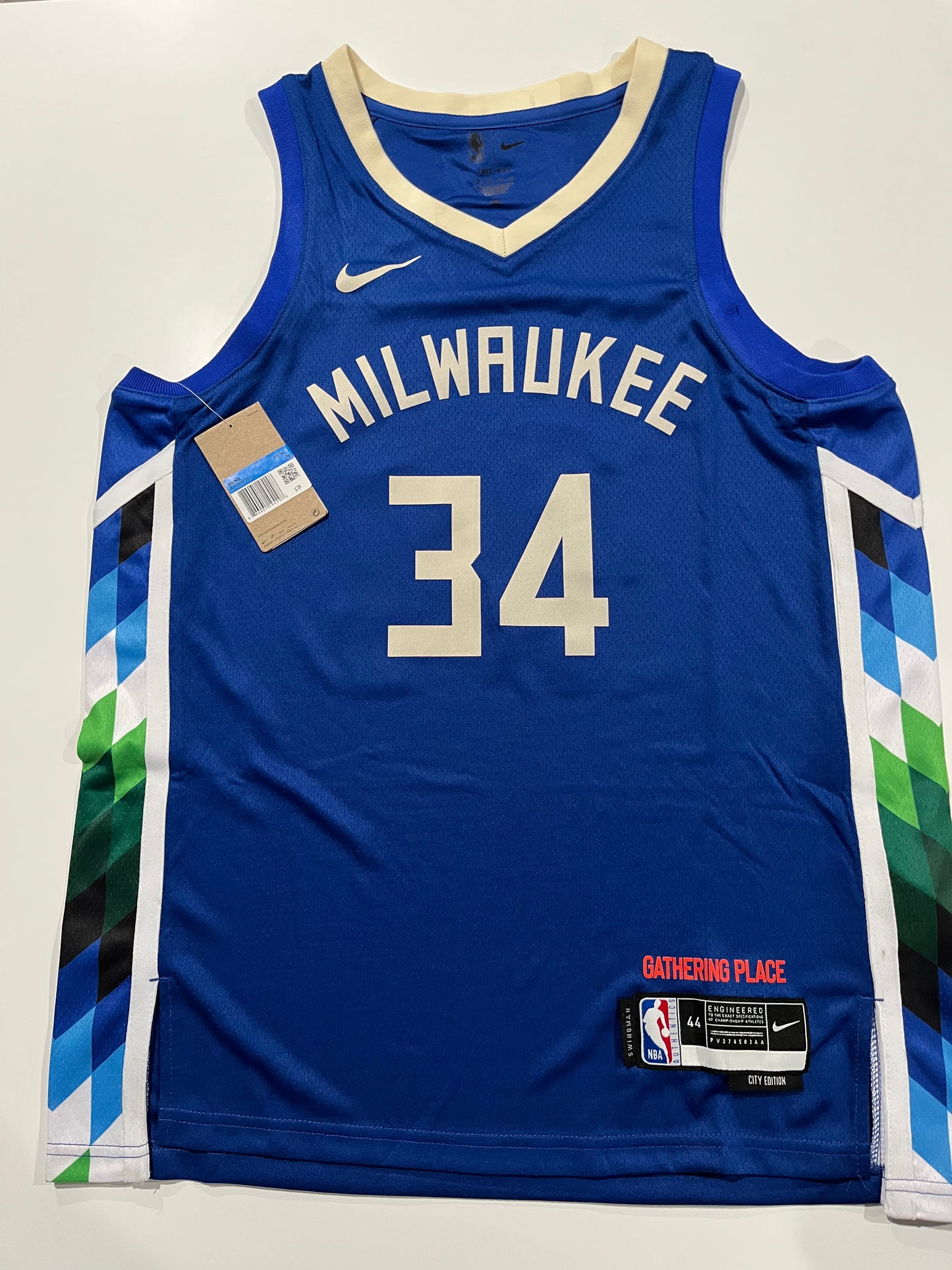Giannis Antetokounmpo 2023’ Blue City Jersey