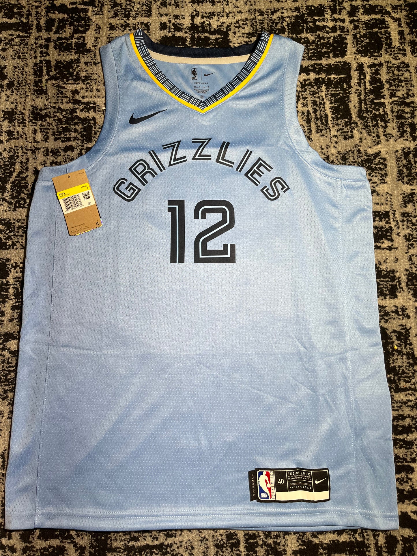 Ja Morant Grizzlies Light Blue Home Special Edition Jersey
