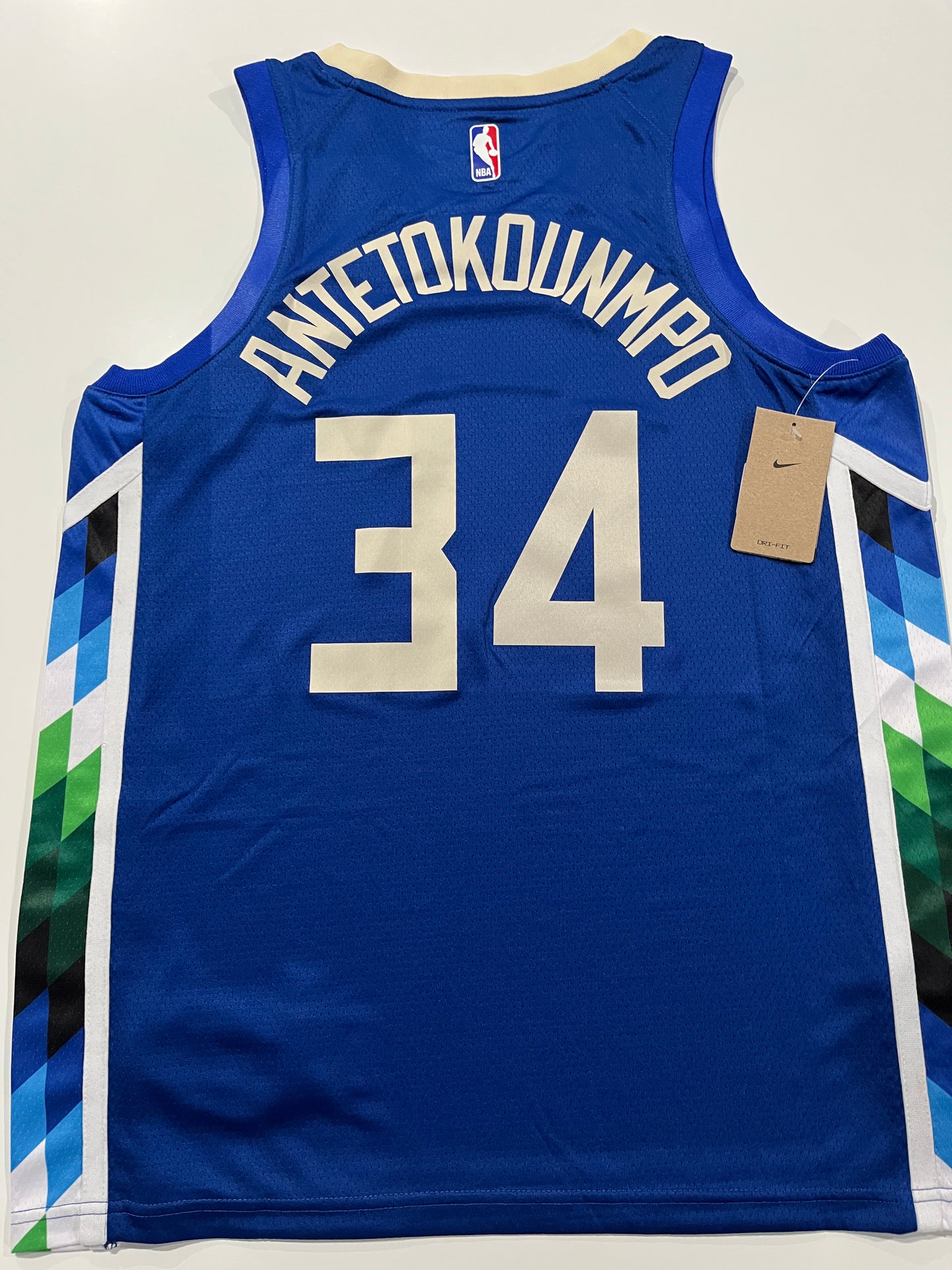 Giannis Antetokounmpo 2023’ Blue City Jersey