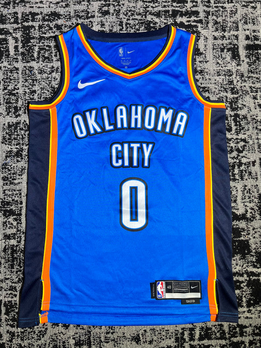 Russel Westbrook OKC Throwback Jersey