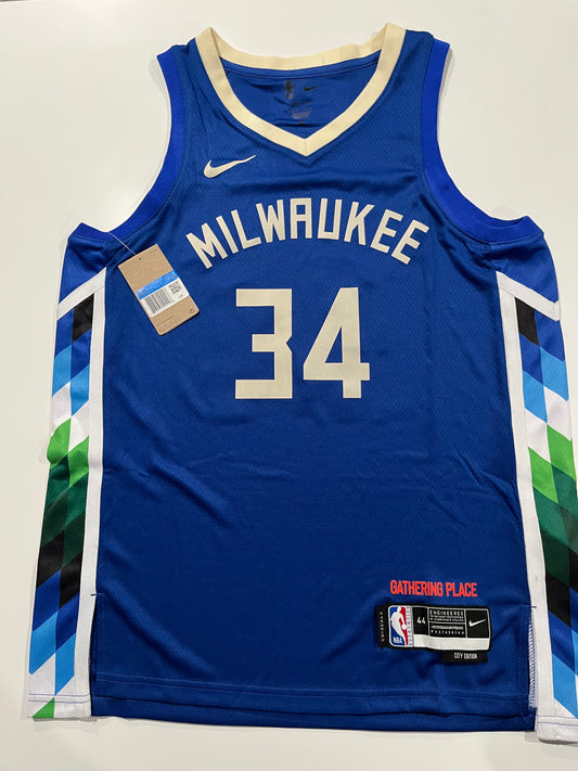 Giannis Antetokounmpo 2023’ Blue City Jersey