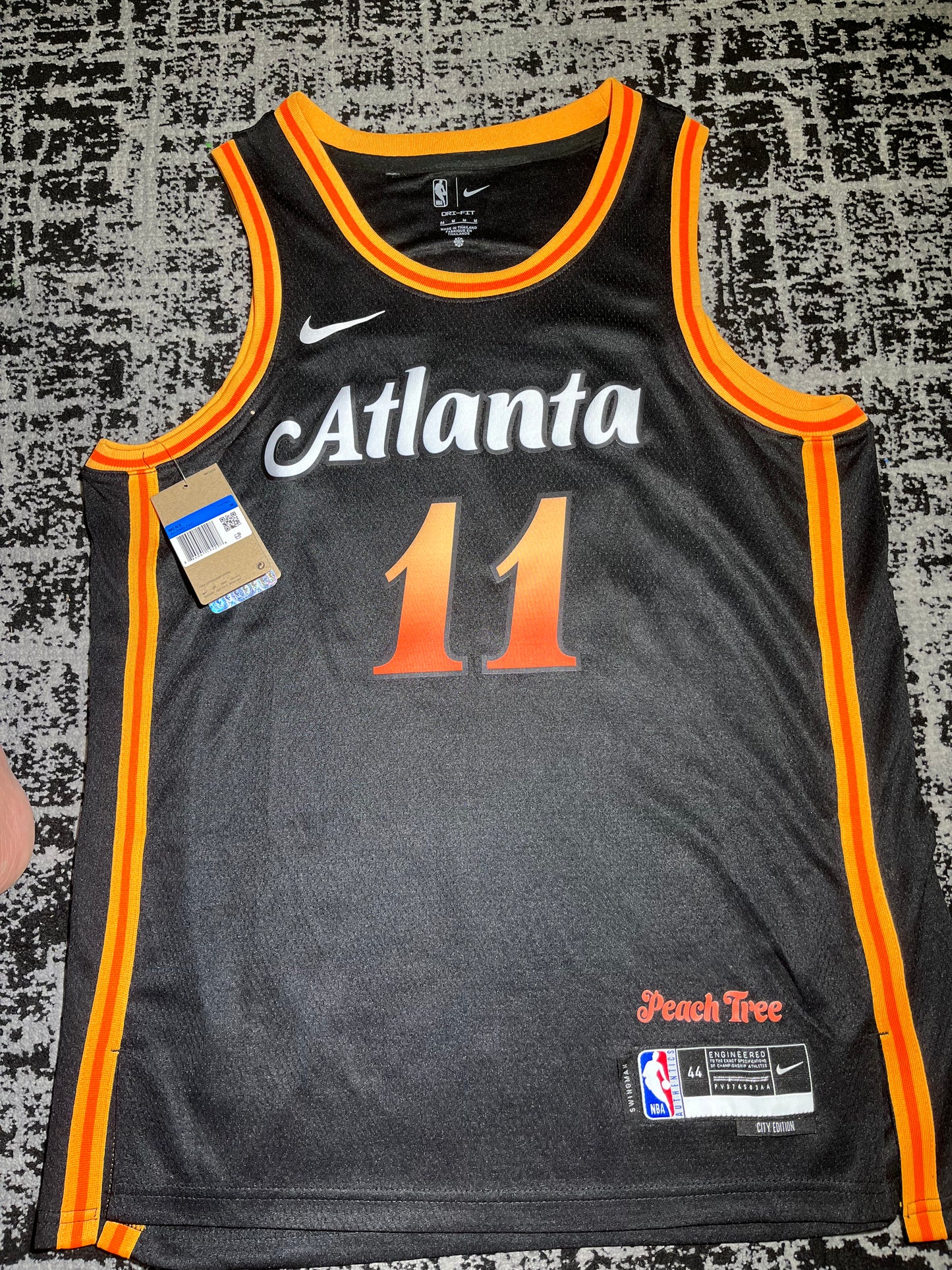 Trae Young Peachtree 2023’ NBA City Jersey