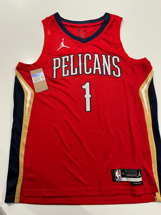 Zion Williamson Red City Jersey