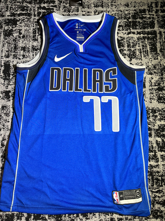 Luka Doncic Blue Away Jersey
