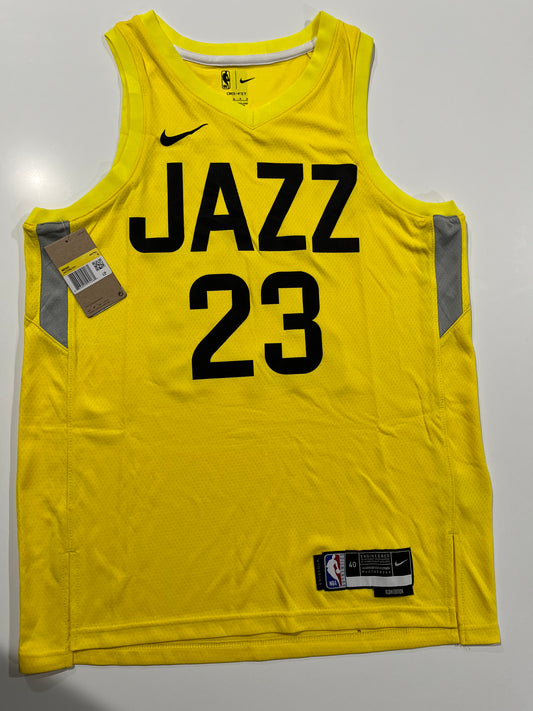 Lauri Markkanen 2023’ Jazz Home Jersey Yellow